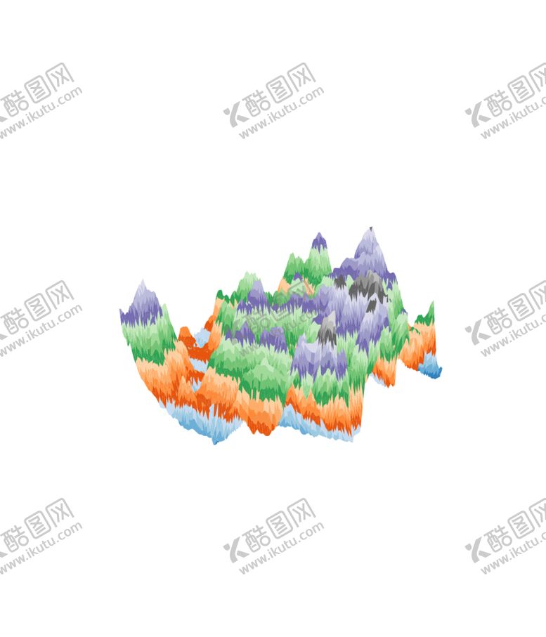编号：70696406240409533996【酷图网】源文件下载-抽象山峰