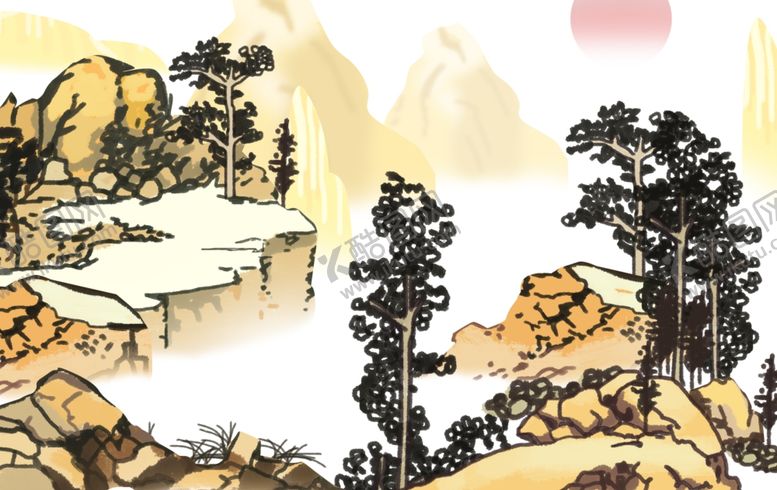 编号：53169009090428226708【酷图网】源文件下载-水墨山水