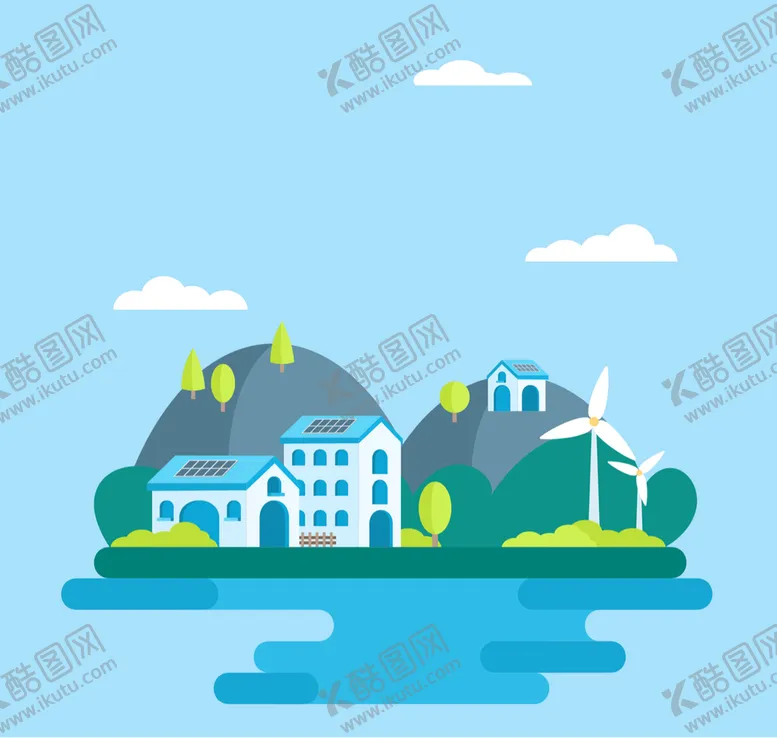 编号：74369109190021492038【酷图网】源文件下载-绿色生态城市