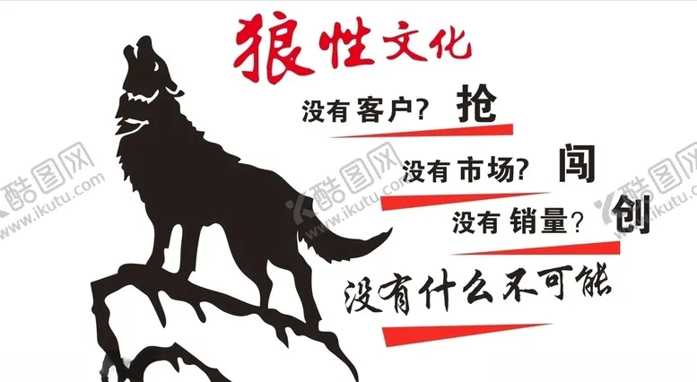 编号：10881605022352322890【酷图网】源文件下载-狼性文化墙
