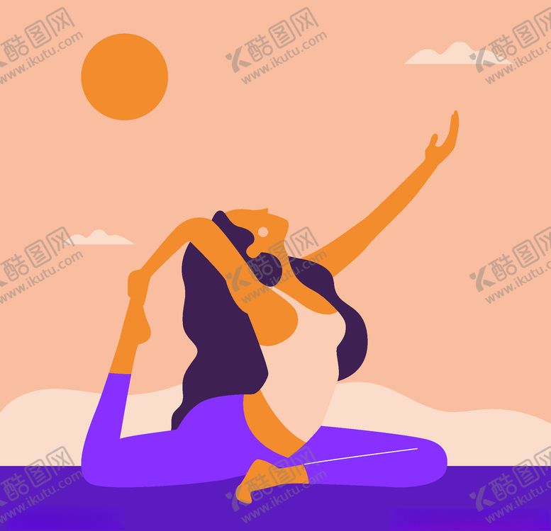 编号：64275005140443593018【酷图网】源文件下载-瑜伽