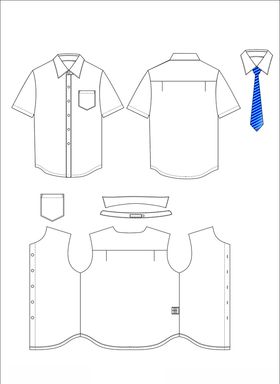 服装设计 汉服效果图 款式图