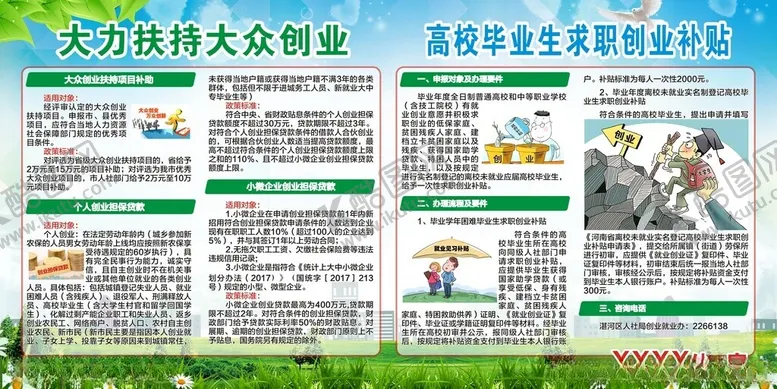 编号：46900901250744121837【酷图网】源文件下载-大众创业扶持与大学生创业补贴