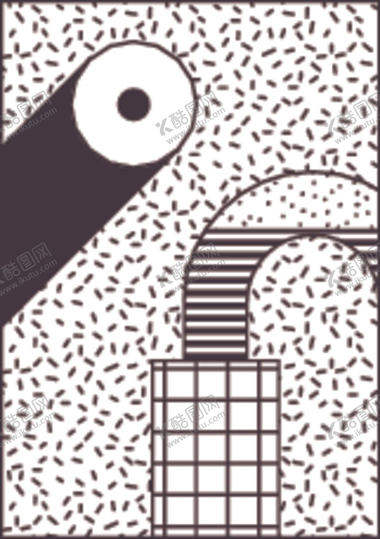 编号：10713909280832341807【酷图网】源文件下载-孟菲斯抽象装饰图案