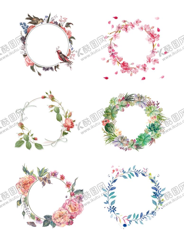 编号：31809305180419488614【酷图网】源文件下载-鲜花边框