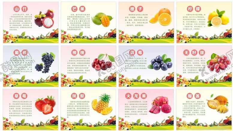 编号：17057304250442574872【酷图网】源文件下载-水果简介