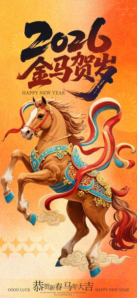 2026年新春马年春节新年贺岁