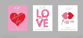 花卉爱情主题海报