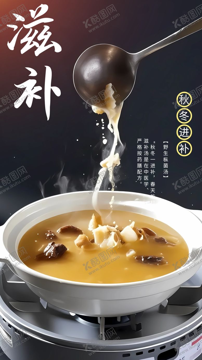 编号：31215102281939232383【酷图网】源文件下载-滋补养生汤海报