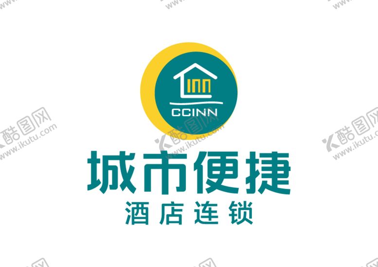 编号：96204109130647509874【酷图网】源文件下载-城市便捷酒店LOGO标志adobe矢量图