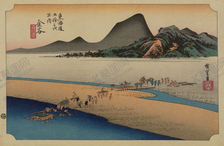 编号：35679909171037253852【酷图网】源文件下载-日本街景风景浮世绘