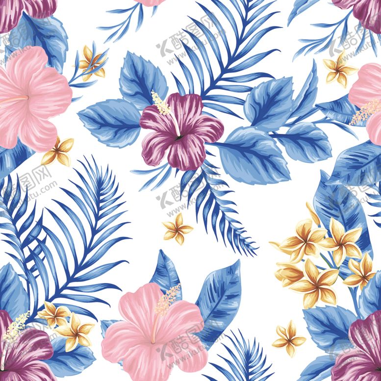 编号：68433810140933161943【酷图网】源文件下载-大牌热带花