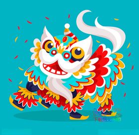 中国元素舞狮