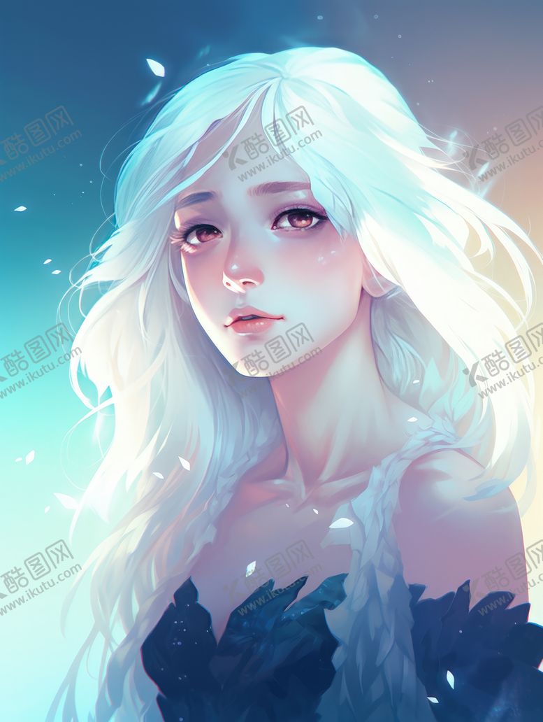 编号：77285901140430277828【酷图网】源文件下载-动漫星座女孩头像