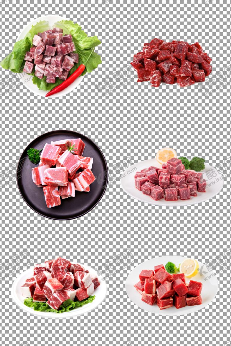 编号：55782706270755238390【酷图网】源文件下载-新鲜肉粒肉块