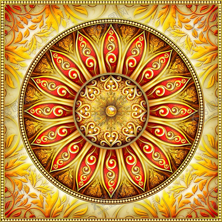 编号：98150409292148419223【酷图网】源文件下载-花藤花纹吊顶