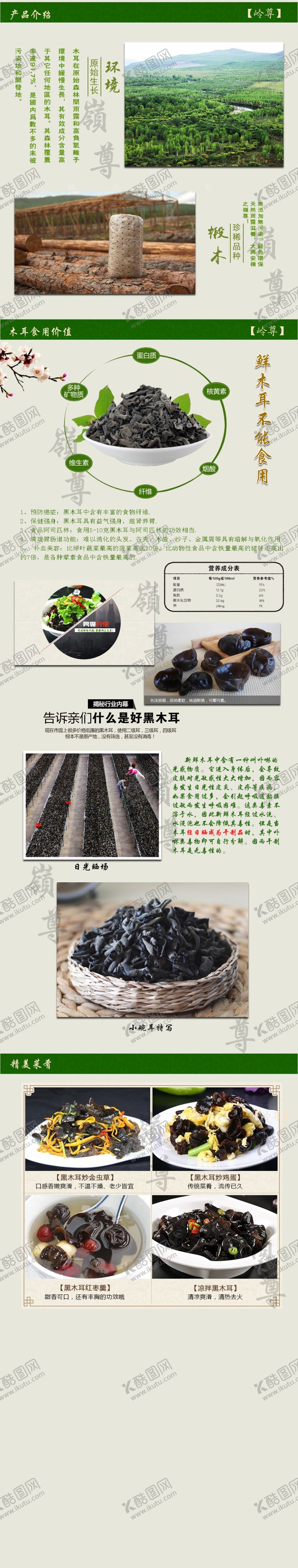 编号：16750410050918523515【酷图网】源文件下载-木耳内部详情页第一版