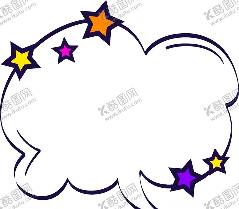 编号：35392210312146017054【酷图网】源文件下载-彩色手绘气泡对话框