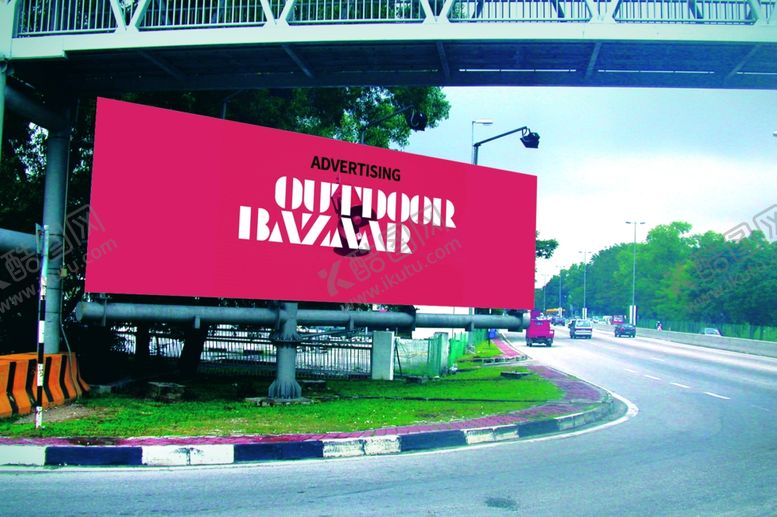 编号：53546402250740294264【酷图网】源文件下载-马路广告样机