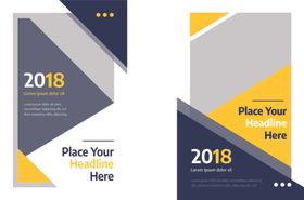 创意宣传海报册子模板