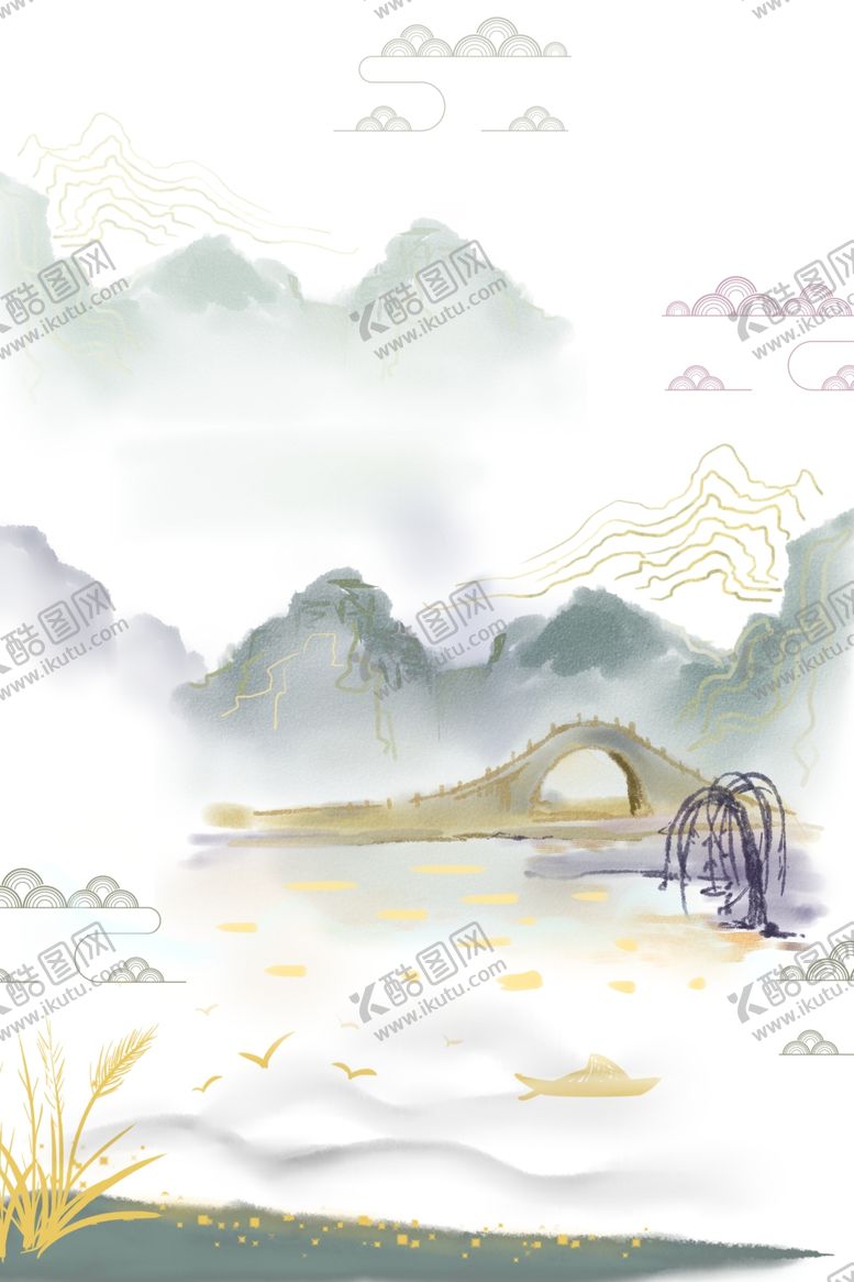 编号：11672709290319375795【酷图网】源文件下载-中国风背景墙