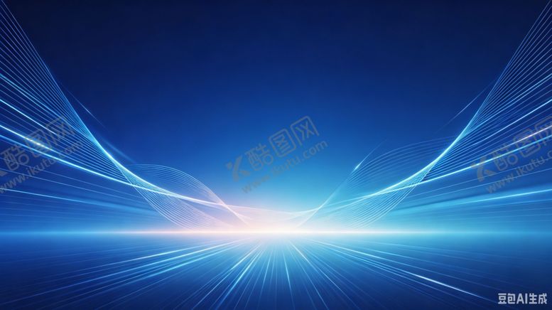 编号：73893005241755528314【酷图网】源文件下载-蓝色炫光科技感背景图