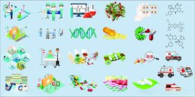 医疗救护卡通素材