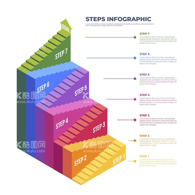 编号：19205711061959012617【酷图网】源文件下载-阶梯信息图