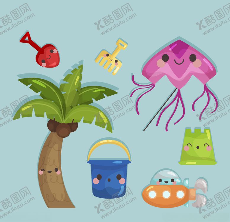 编号：36116109201542548002【酷图网】源文件下载-夏日元素