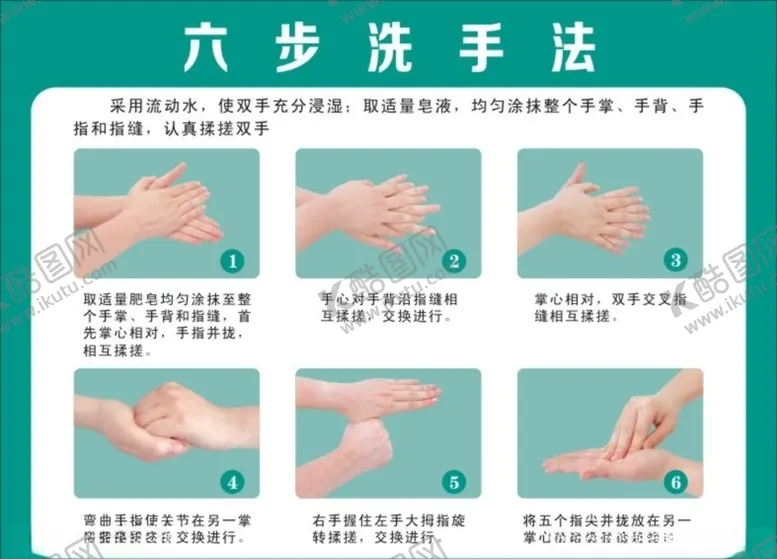 编号：16137609111743112389【酷图网】源文件下载-六歩洗手法