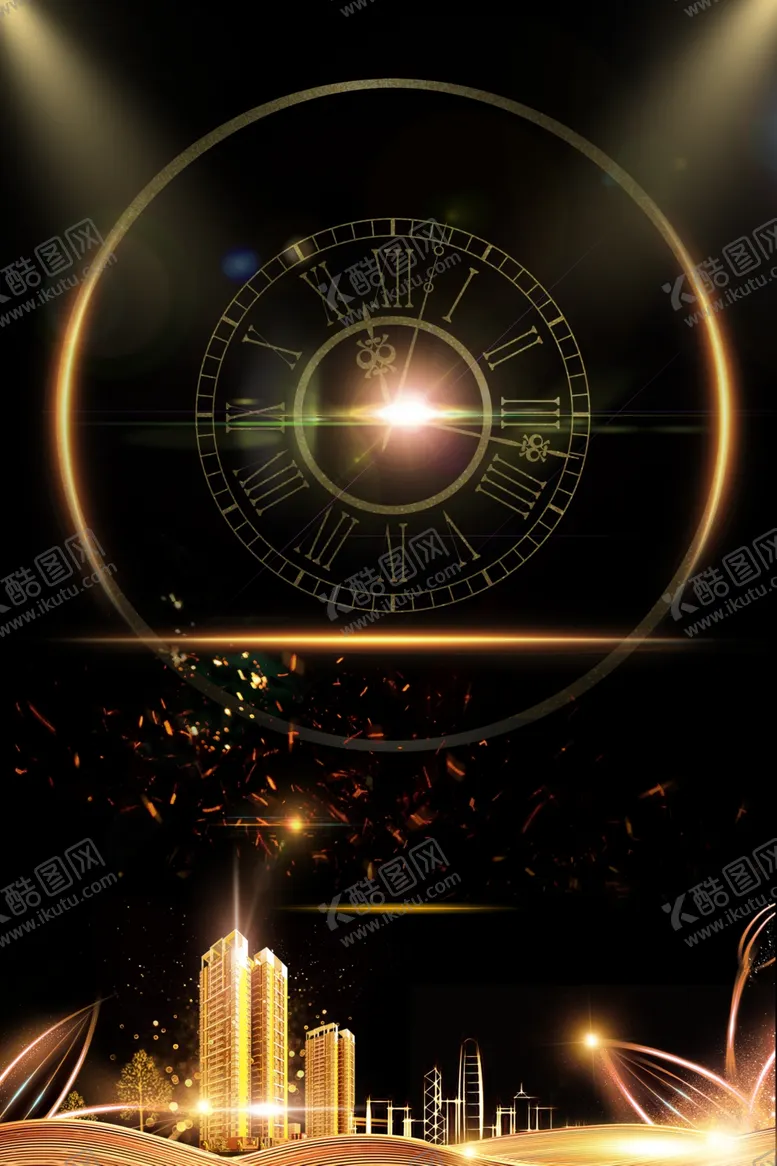 编号：74346704151119258350【酷图网】源文件下载-黑金背景素材