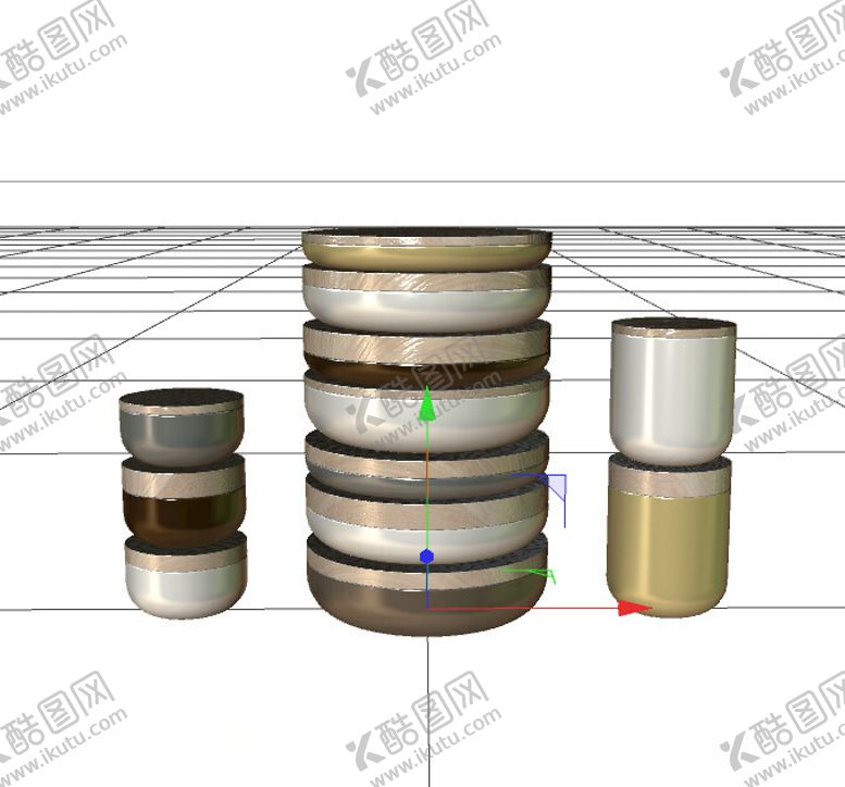 编号：64643702210719421461【酷图网】源文件下载-C4D模型餐具