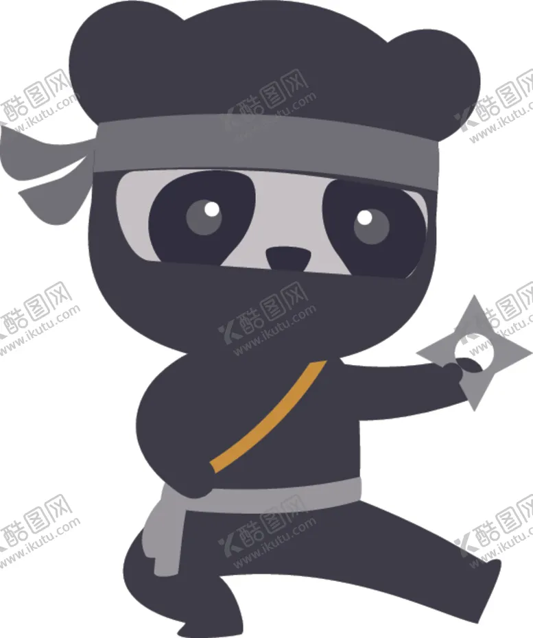 编号：35848104060952141227【酷图网】源文件下载-卡通忍者