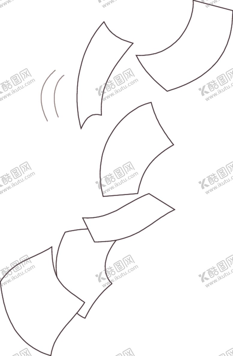 编号：26609302152008344850【酷图网】源文件下载-纸张飞舞飘舞漂浮打印纸