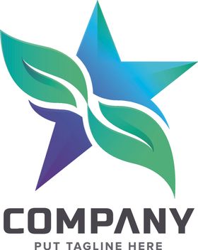 星星标志图商设计公司logo