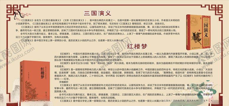 编号：85875706280207007294【酷图网】源文件下载-校园读书故事三国演义红楼
