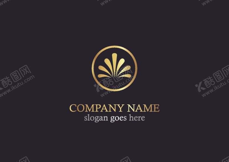 编号：40839410312109413517【酷图网】源文件下载-金色抽象图形