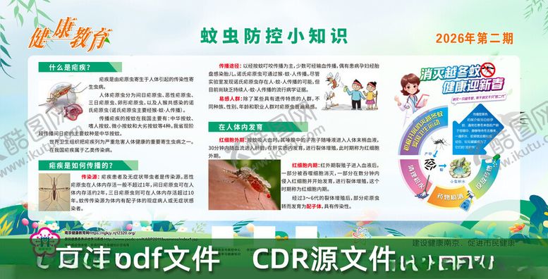 编号：91698004021225369502【酷图网】源文件下载-疟疾宣传栏