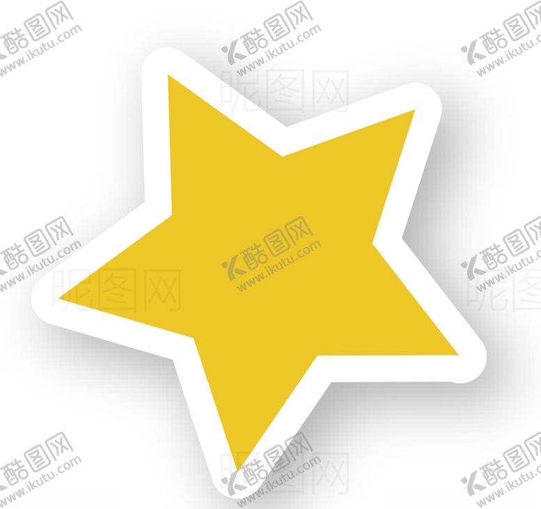 编号：82676510290633241197【酷图网】源文件下载-五角星贴纸