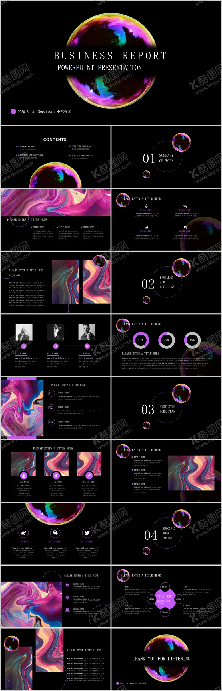 编号：99480512050425532694【酷图网】源文件下载-欧美商务PPT模板