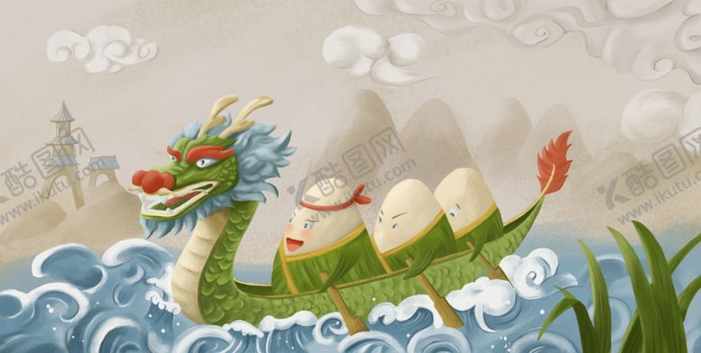 编号：50616801260856468624【酷图网】源文件下载-端午节插画