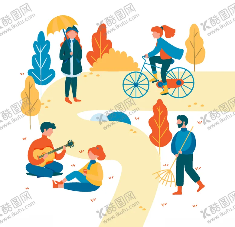 编号：29258405042059196528【酷图网】源文件下载-穿秋装的人
