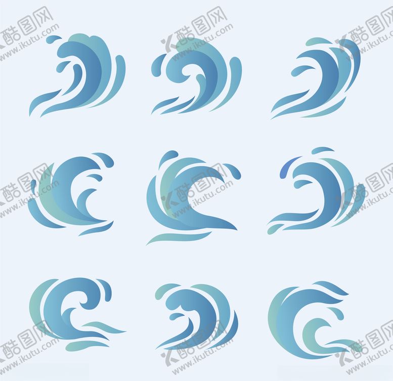 编号：53483306181024477623【酷图网】源文件下载-海浪波浪波纹