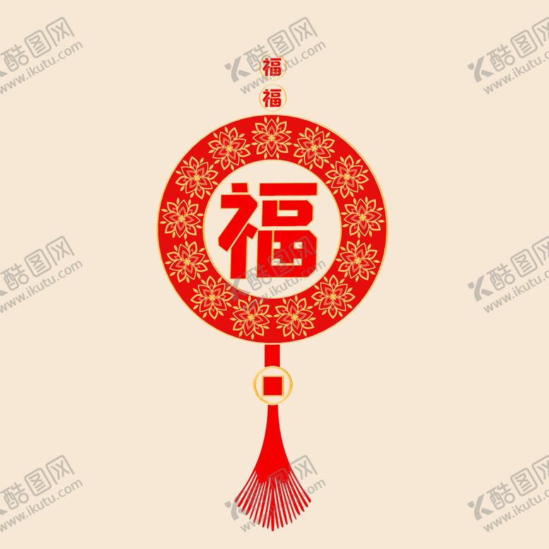 编号：18831310151933322637【酷图网】源文件下载-新年福字素材 