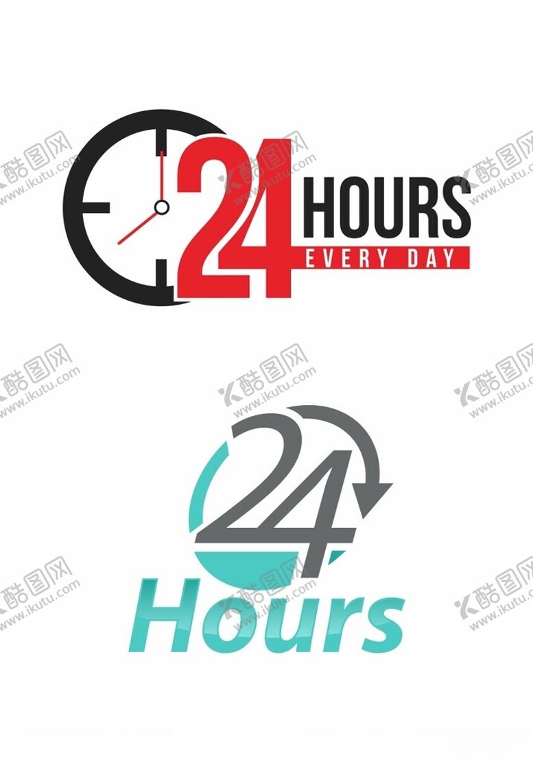 编号：54128112111800203032【酷图网】源文件下载-24小时标志
