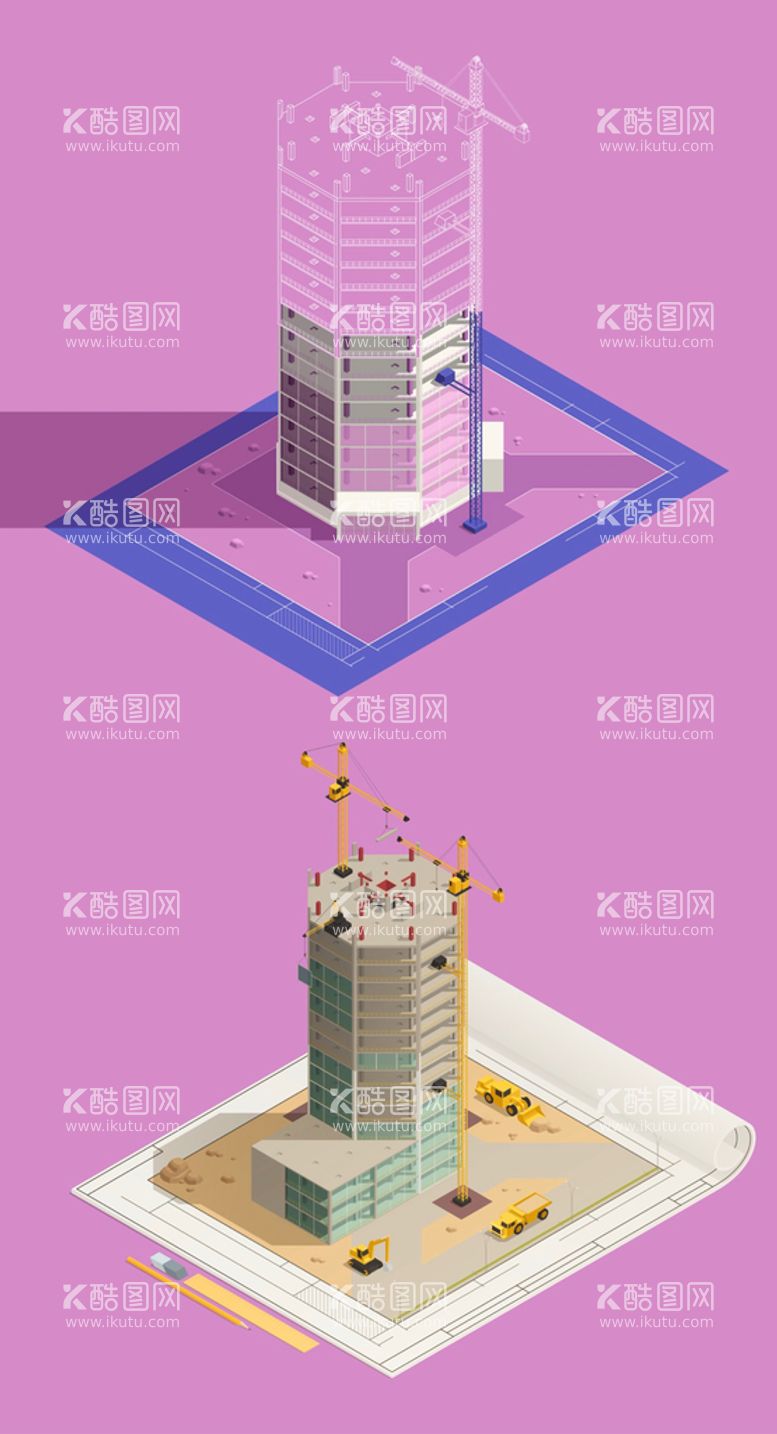 编号：65711811160121222041【酷图网】源文件下载-建筑插画