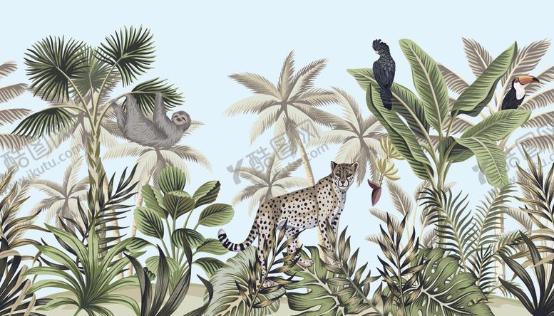 编号：12465109121359301661【酷图网】源文件下载-欧式花鸟