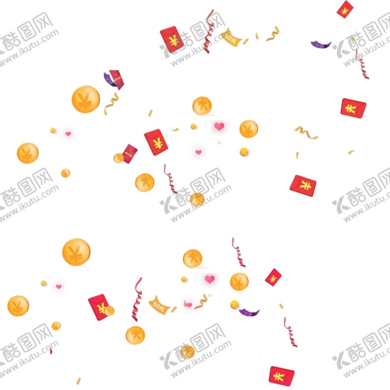编号：20528601140634032484【酷图网】源文件下载-金币雨