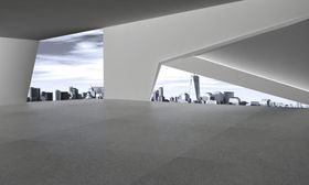 建筑几何背景