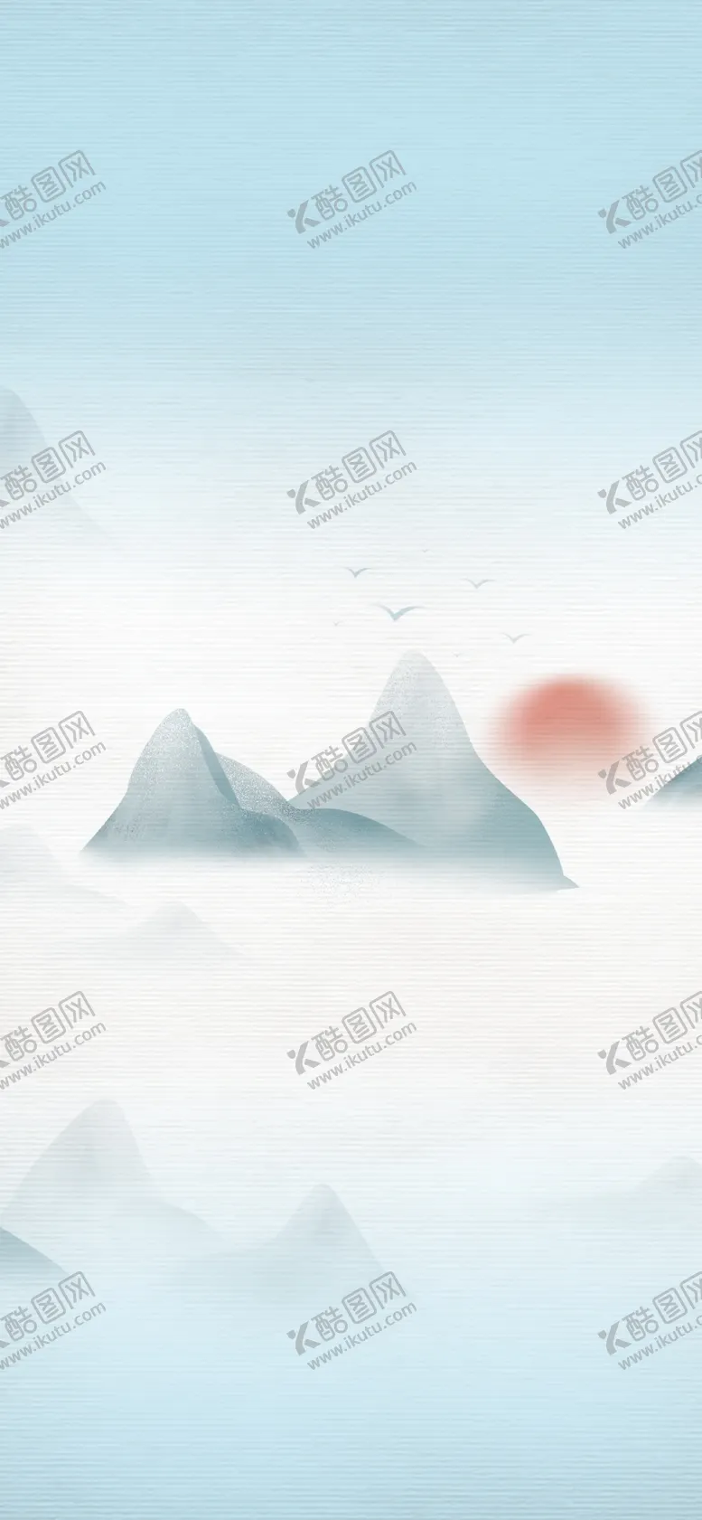 编号：60452109271515497294【酷图网】源文件下载-中国风水墨山水背景底纹